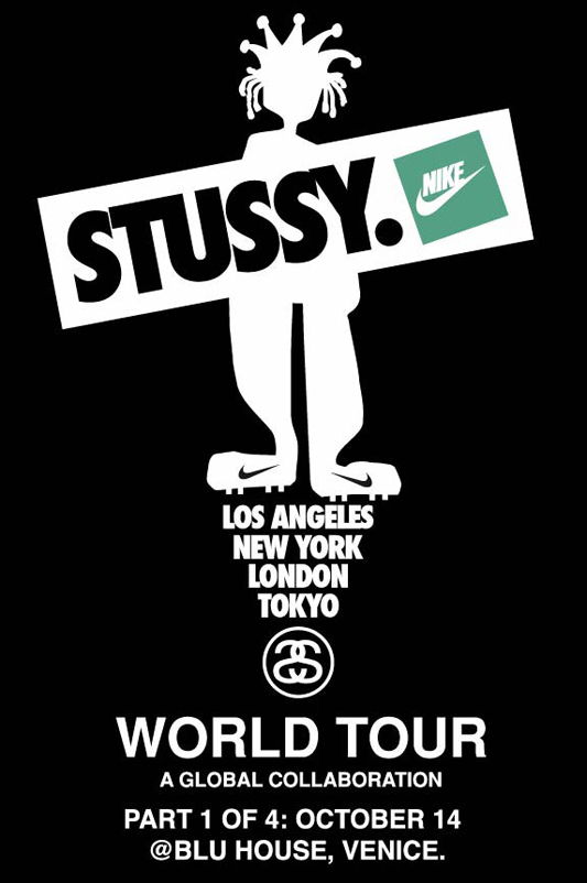 Stussy Nike World Tour Grobal Collaboration Airjordanmania